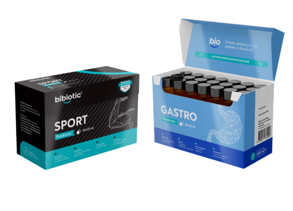1 buc. Bibiotic® Sport + 1 buc. Bibiotic® Gastro