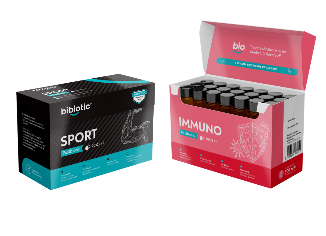 1 buc. Bibiotic® Sport + 1 buc. Bibiotic® Immuno